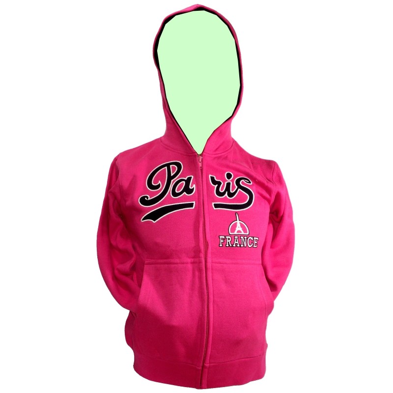 Kids' Paris Vintage Zip Hoodie