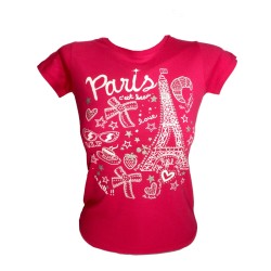 Girls' Paris Croissant T-Shirt