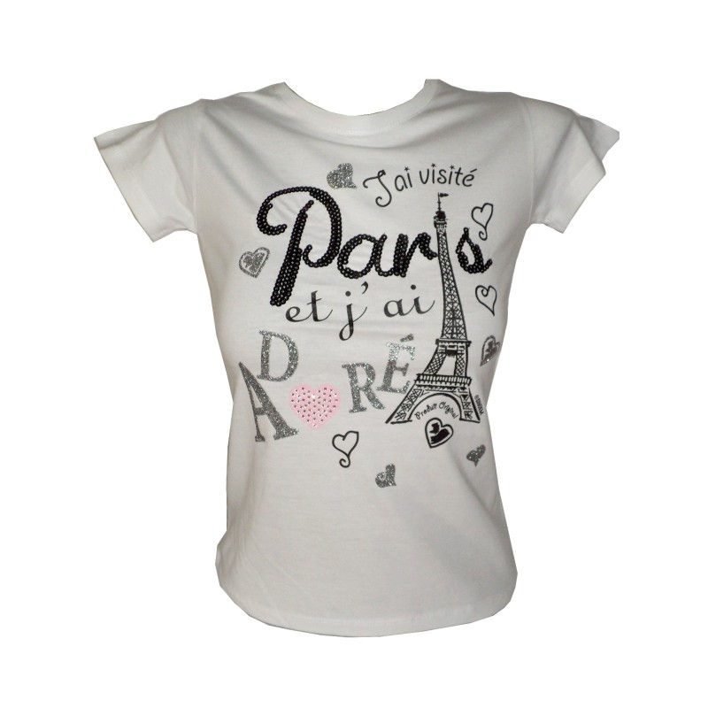 Girls' "I Visited Paris" T-Shirt