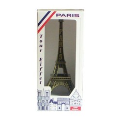 Tour Eiffel sur marbre boite face - Made in France