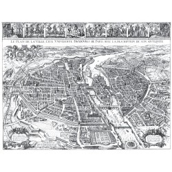Carte de Paris en 1632