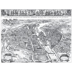 Map of Paris 1632