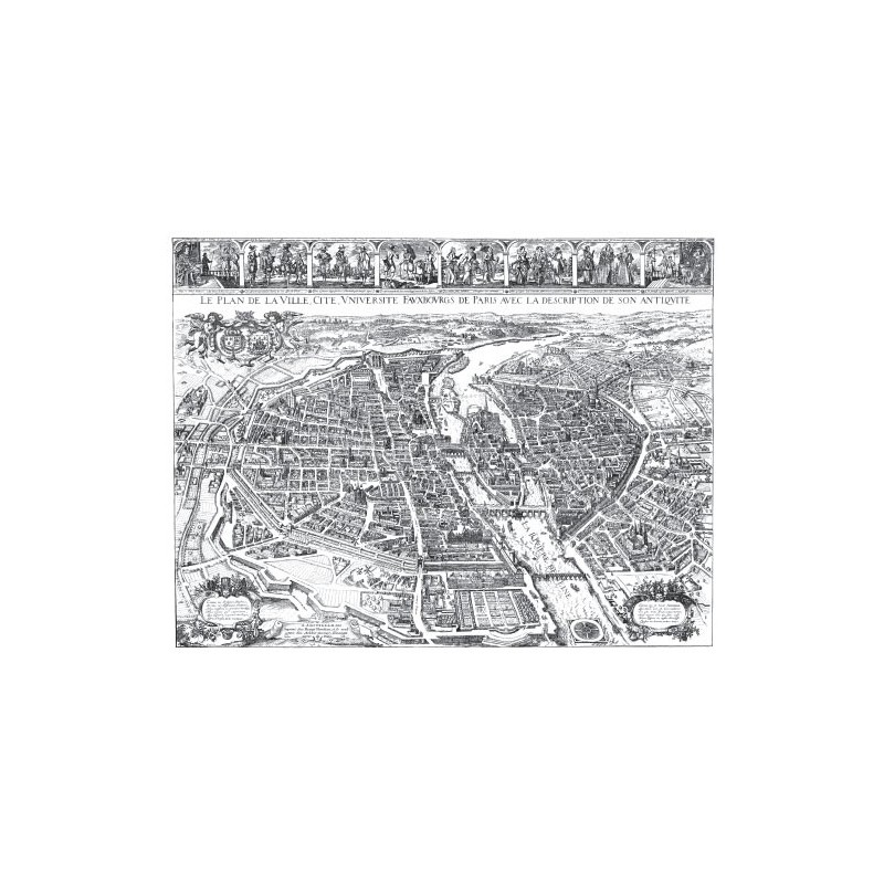 Map of Paris 1632