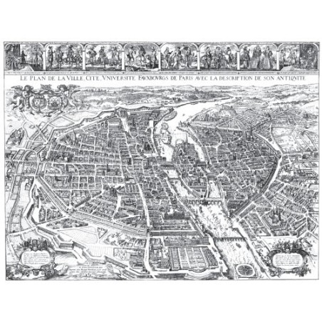Map of Paris 1632
