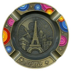 Metal ashtray Paris Fireworks