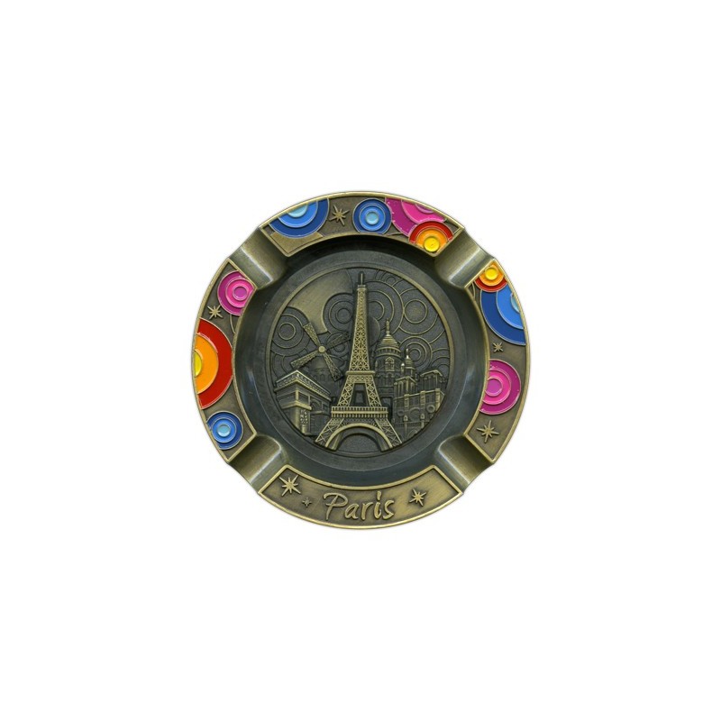 Metal ashtray Paris Fireworks