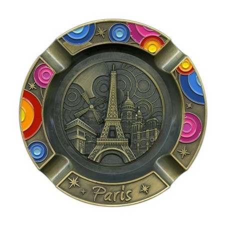 Metal ashtray Paris Fireworks