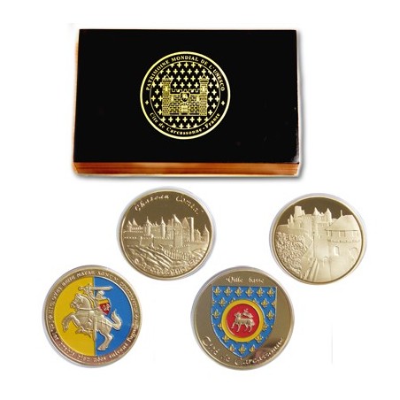 Coffret Carcassonne or Coffret Carcassonne or