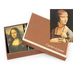 Coffret Luxe Jeu de Cartes "Leonardo Da Vinci"