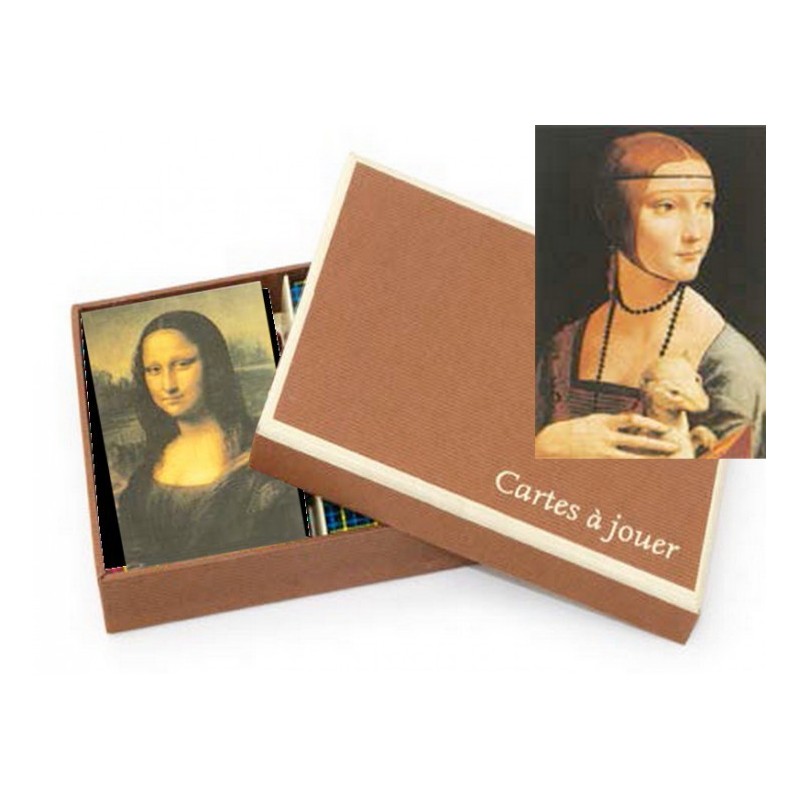 Coffret Luxe Jeu de Cartes "Leonardo Da Vinci"