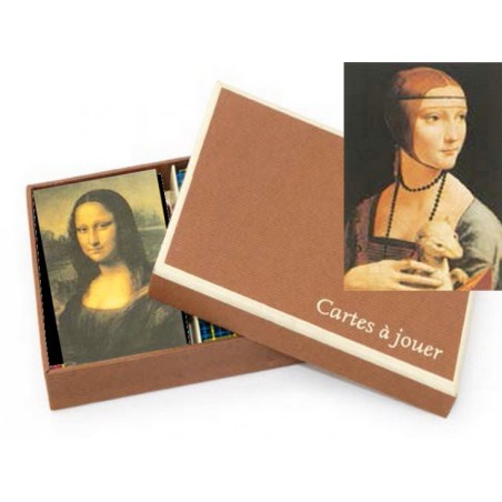 Coffret Luxe Jeu de Cartes "Leonardo Da Vinci" Coffret Luxe Jeu de Cartes "Leonardo Da Vinci"