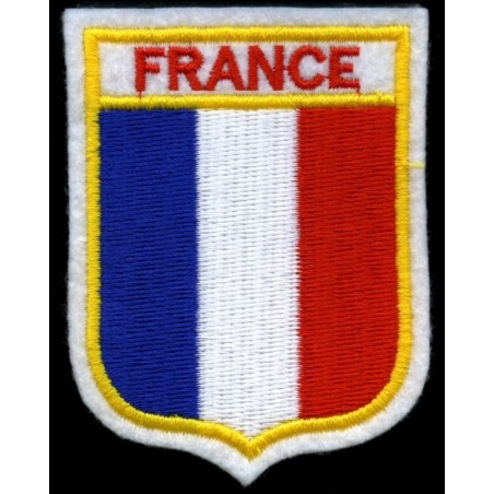 French Flag Shield Patch