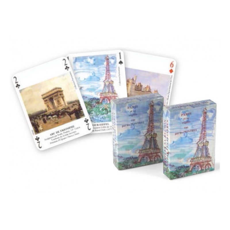 "Paris and its region as seen by the painters" card game