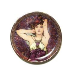 MUCHA Amethyst mini plate