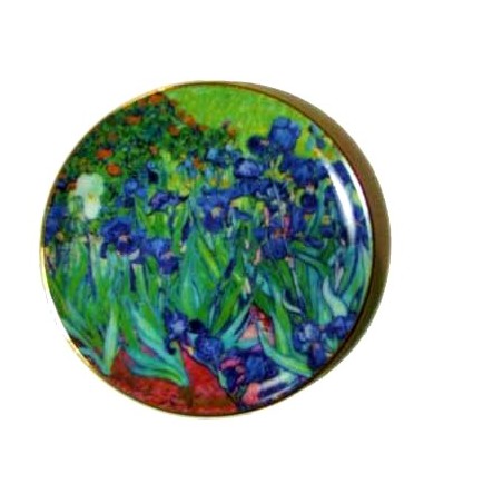 Mini Plate Iris by Van Gogh