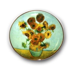 Mini Plate Sunflowers by Van Gogh