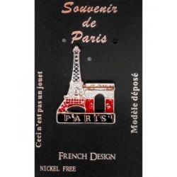 Eiffel Tower and Arc de Triomphe pin