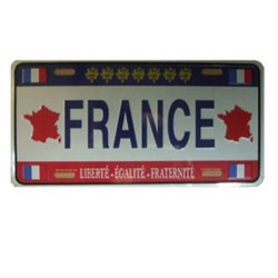 Plaque d'immatriculation "France"