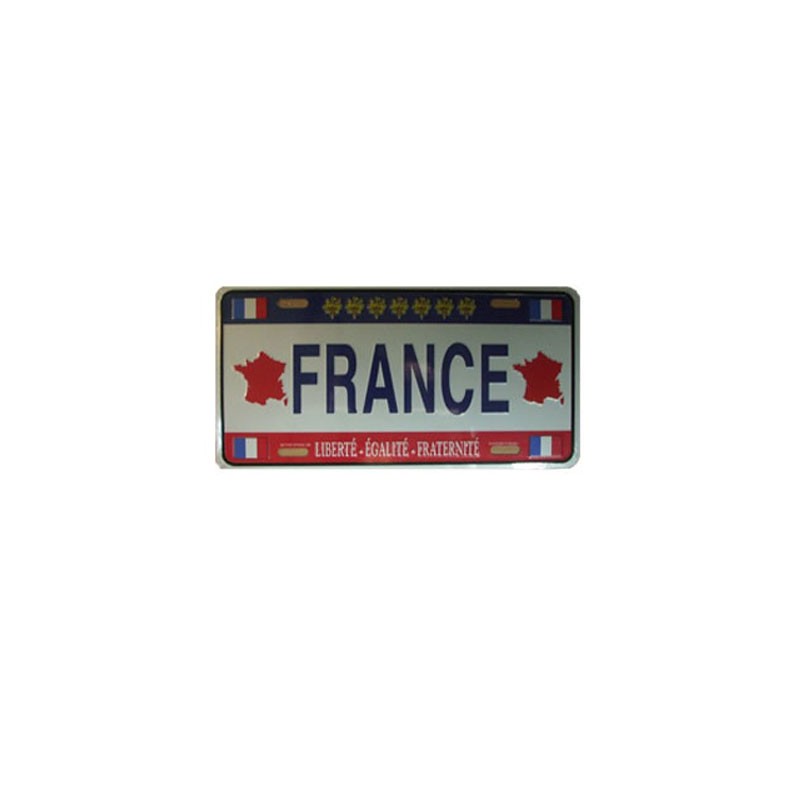 Plaque d'immatriculation "France"