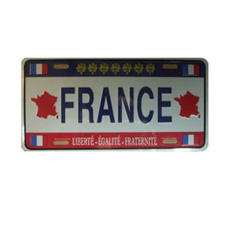 Plaque d'immatriculation "France"
