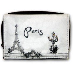 Paris Rhinestone Wallet "N/B"