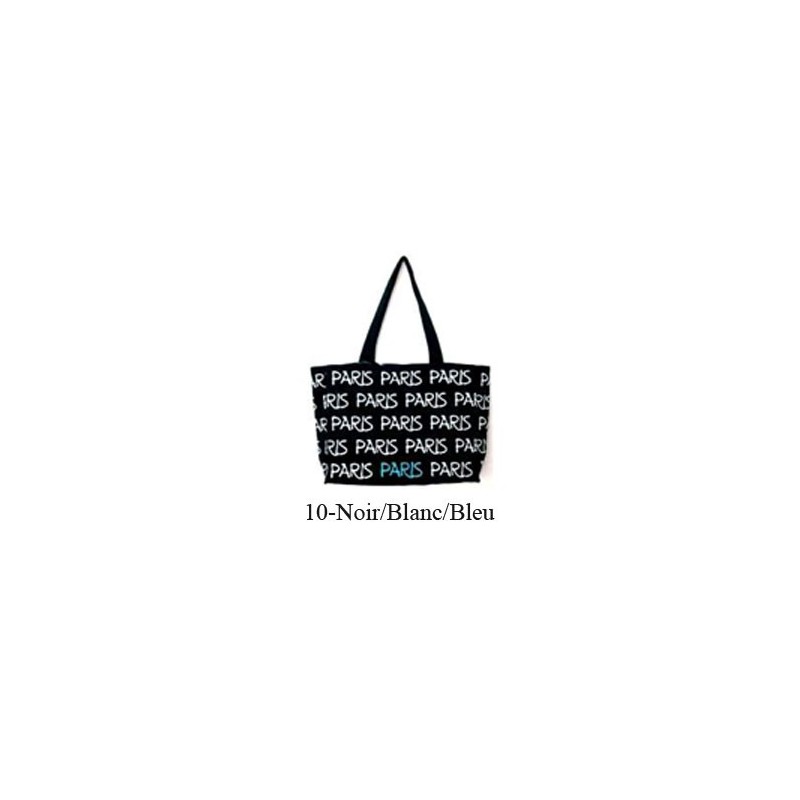 Neon Paris Shopping Tote