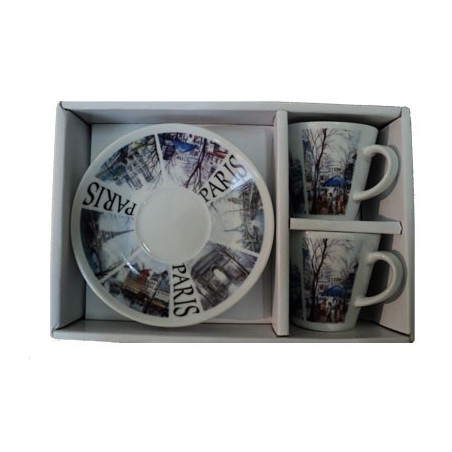 Set à café Paris "Peintures"