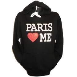 Sweatshirt pour femme Paris Love Me