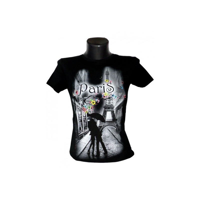 T-shirt Femme Paris sous la pluie T-shirt Femme Paris sous la pluie