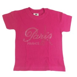 T-shirt Paris strass