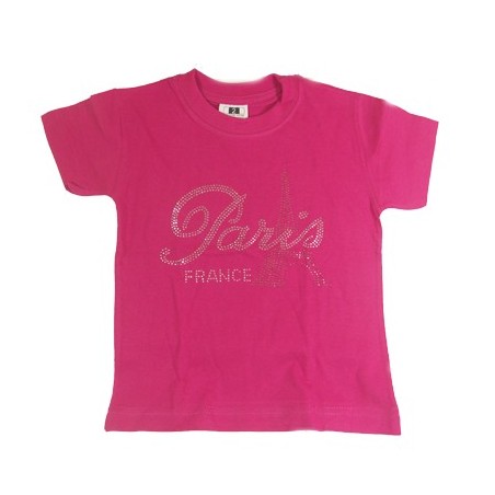 T-shirt Paris strass