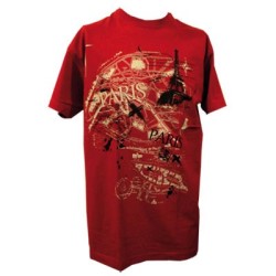 Paris Map T-Shirt