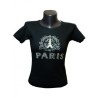 Rhinestone 'Paris Framed' T-Shirt