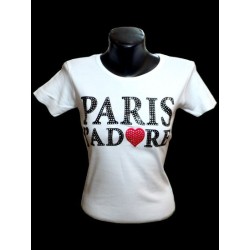 Rhinestone 'Paris J'Adore' T-Shirt