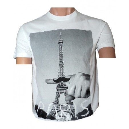 T-shirt Tour Eiffel Moustaches enfant