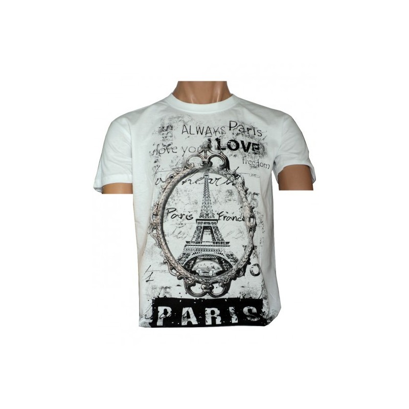 T-shirt Tour Eiffel Portrait
