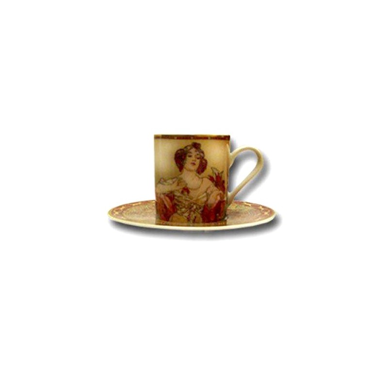Tasse à café "Ruby" Alfons Mucha