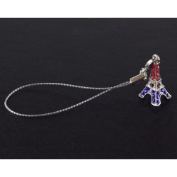 "3D Eiffel Tower" phone jewel