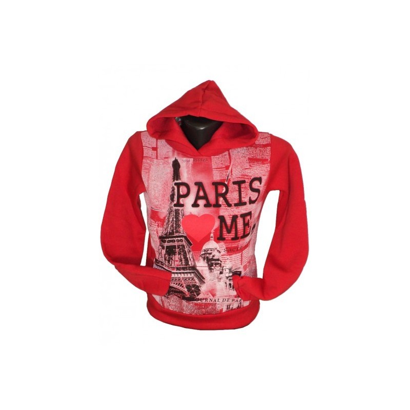 Sweat Paris Love Me - Serigraphié enfant