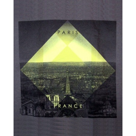 T-shirt Tour Eiffel Jaune T-shirt Tour Eiffel Jaune