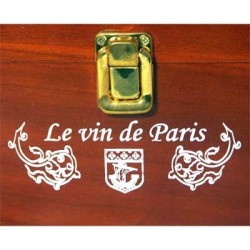 Coffret à vin "Le Vin de Paris" - gravure