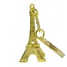3D Eiffel Tower key ring - gold