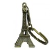 3D Eiffel Tower key ring - bronze