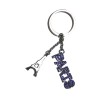 Paris rhinestone key ring - purpkle