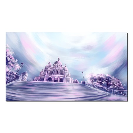 Sacré-Cœur at Dawn Art Print on Plexiglass