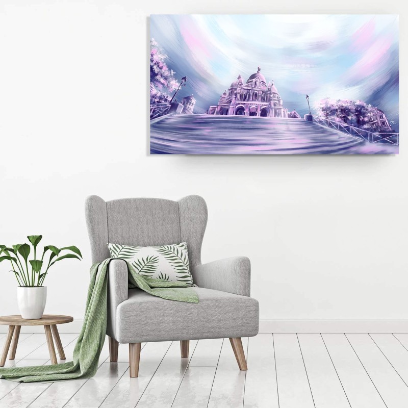 Sacré-Cœur at Dawn Art Print on Plexiglass