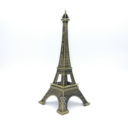 Vianaya Paris Eiffel Tower Metal Key Ring With Alphabet Letter K - Height 8.5 Cm