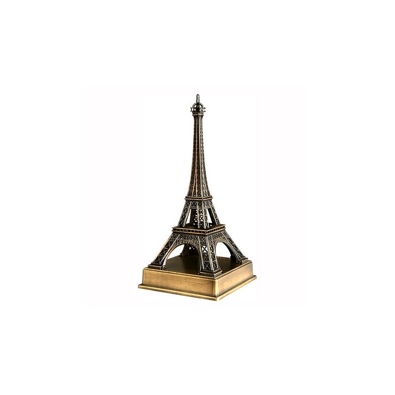 Bronze Eiffel Tower on metal base - Made in France - Paris Souvenir | Eiffel Tower