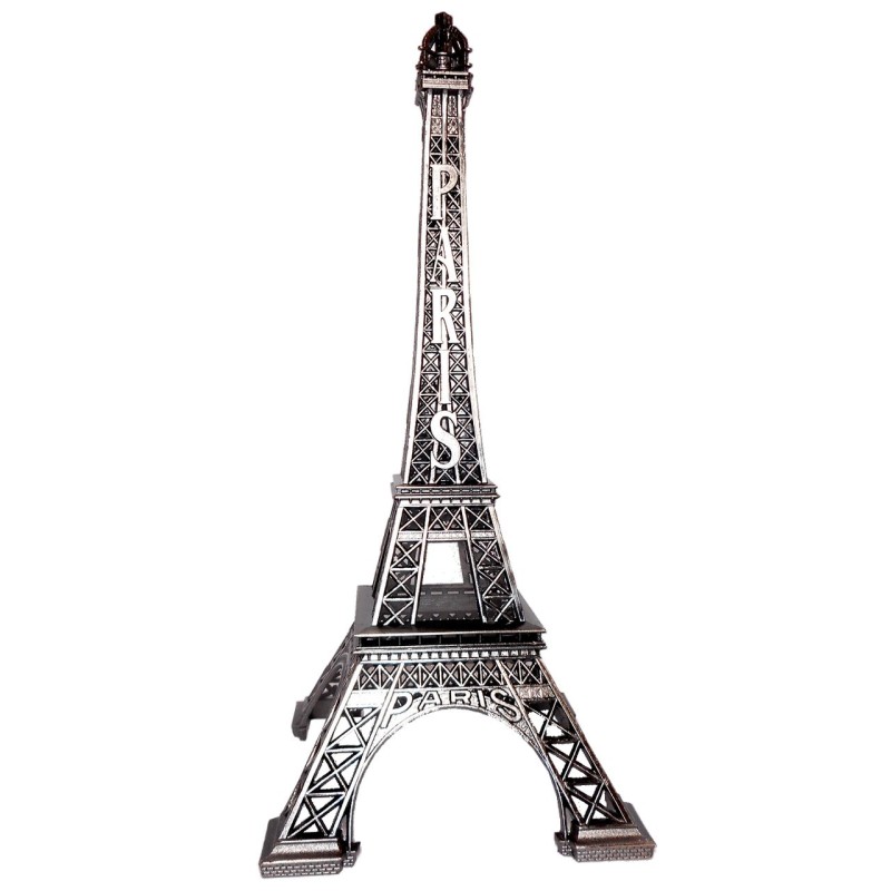Old silver Eiffel Tower - Made in France - Paris Souvenir | Eiffel Tower