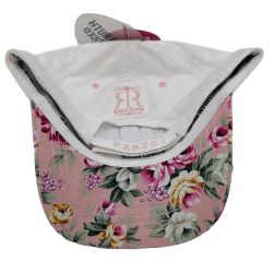 Casquette Fleurs de Paris - Rose - Dessous